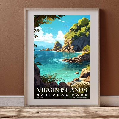 Virgin Islands National Park Poster, Travel Art, Office Poster, Home Decor | S7 - image4